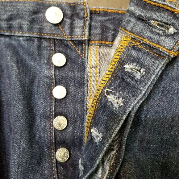 Levis Men's 501 Jeans Size 40x32 Button Fly - Picture 7 of 10